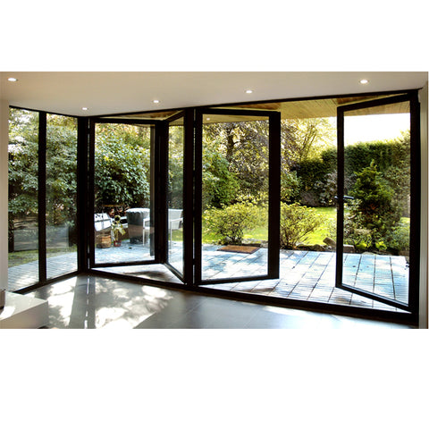 WDMA Aluminum Bifolding Door For Big View With Retractable Screen