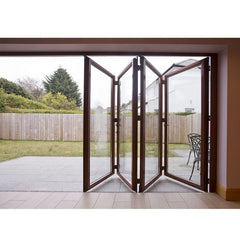 WDMA Aluminum French Bi Folding Doors Exterior Factory