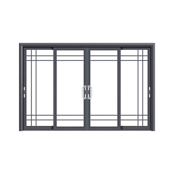 WDMA Aluminum Kitchen Grill Design Sliding Glass Door