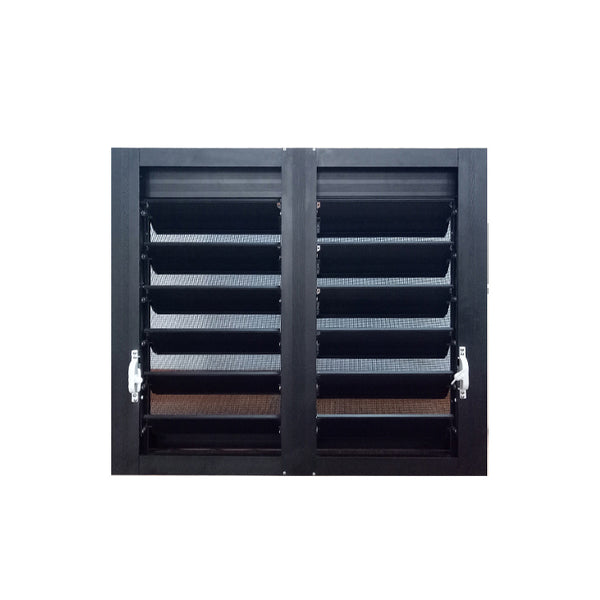 WDMA American Style New Design Aluminium Louvered Frame Basement Shutter Window In China