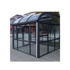 WDMA curved glass roof sunroom