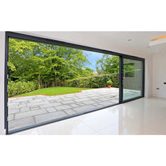 WDMA Commercial Glass Doors Low-e Patio Doors Sliding Door With Grid