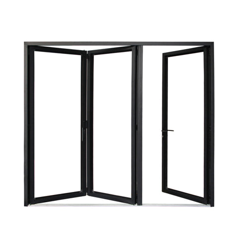 China WDMA new bi-folding doors Aluminum Folding Doors 