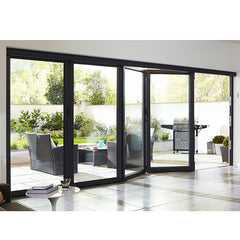 China WDMA Entry Pella Patio 10 Foot Folding Sliding Glass Doors Prices