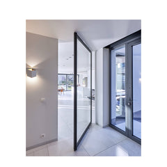 China WDMA pivot entry door Aluminum Pivot Doors 