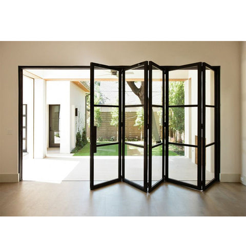 China WDMA shop folding doors Aluminum Folding Doors 