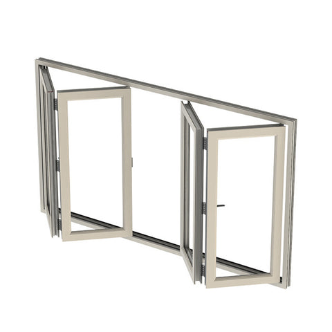 China WDMA folding aluminum window Aluminum Folding Window 