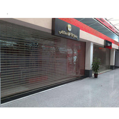 China WDMA Acrylic Polycarbonate Transparent Roller Shutter Door