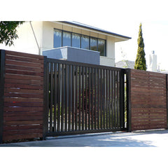 WDMA wrought iron sliding gate Steel Door Wrought Iron Door 