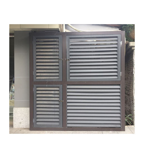 China WDMA latest aluminium windows Aluminum louver Window 