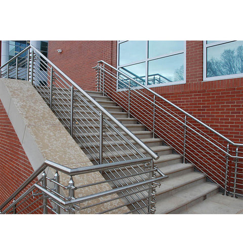 China WDMA staircase railing stainless steel Balustrades Handrails 