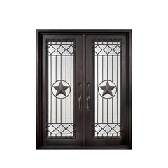 WDMA iron art door Steel Door Wrought Iron Door 