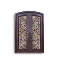 China WDMA wrought iron storm doors