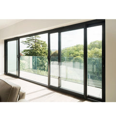 WDMA 4 panel sliding door Aluminum Sliding Doors 