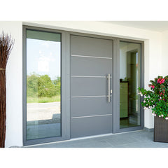 China WDMA Aluminum Pivot Front Door