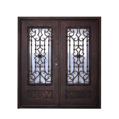 WDMA iron door with net wrought iron french doors 