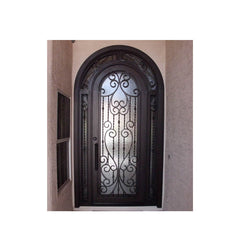 WDMA wrought iron patio door