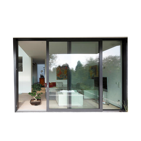 WDMA Powder Coated Aluminum Sliding Door Pulley System In Dubai For Bathroom