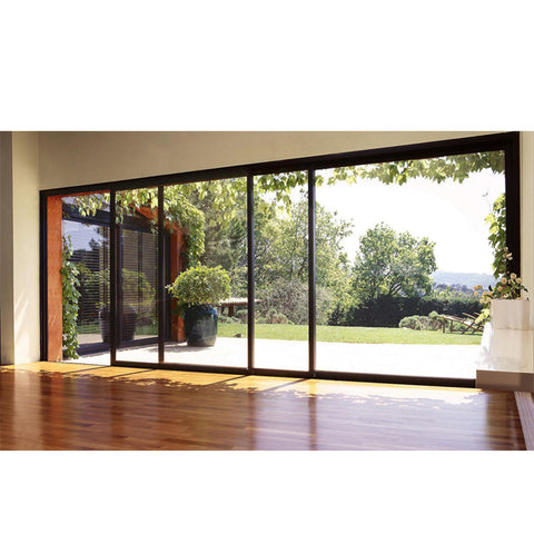 China WDMA outside aluminium door Aluminum Sliding Doors 