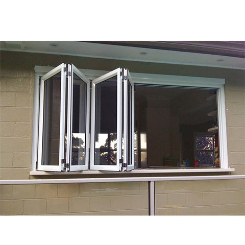 China WDMA folding balcony window Aluminum Folding Window 