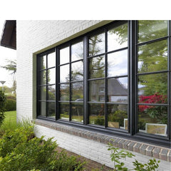 China WDMA Tempered Glass Alluminum Alloy Casement Window