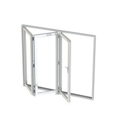 China WDMA corner window Aluminum Folding Window 