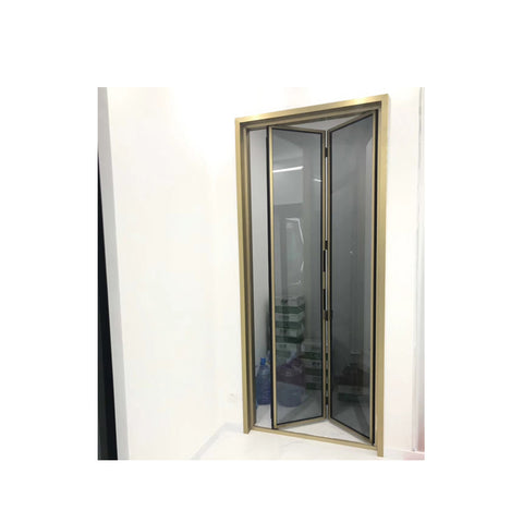 China WDMA folding slide door bathroom Aluminum Folding Doors 