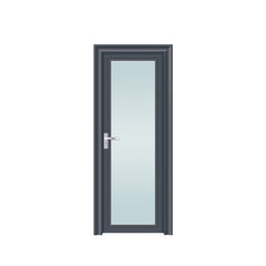 China WDMA interior kitchen swing doors Aluminum Hinged Doors 