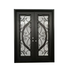 WDMA wrought iron entry door Steel Door Wrought Iron Door 